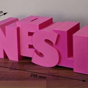 Personalized 3D Printed Money Box A Unique Christmas Item with Your Name