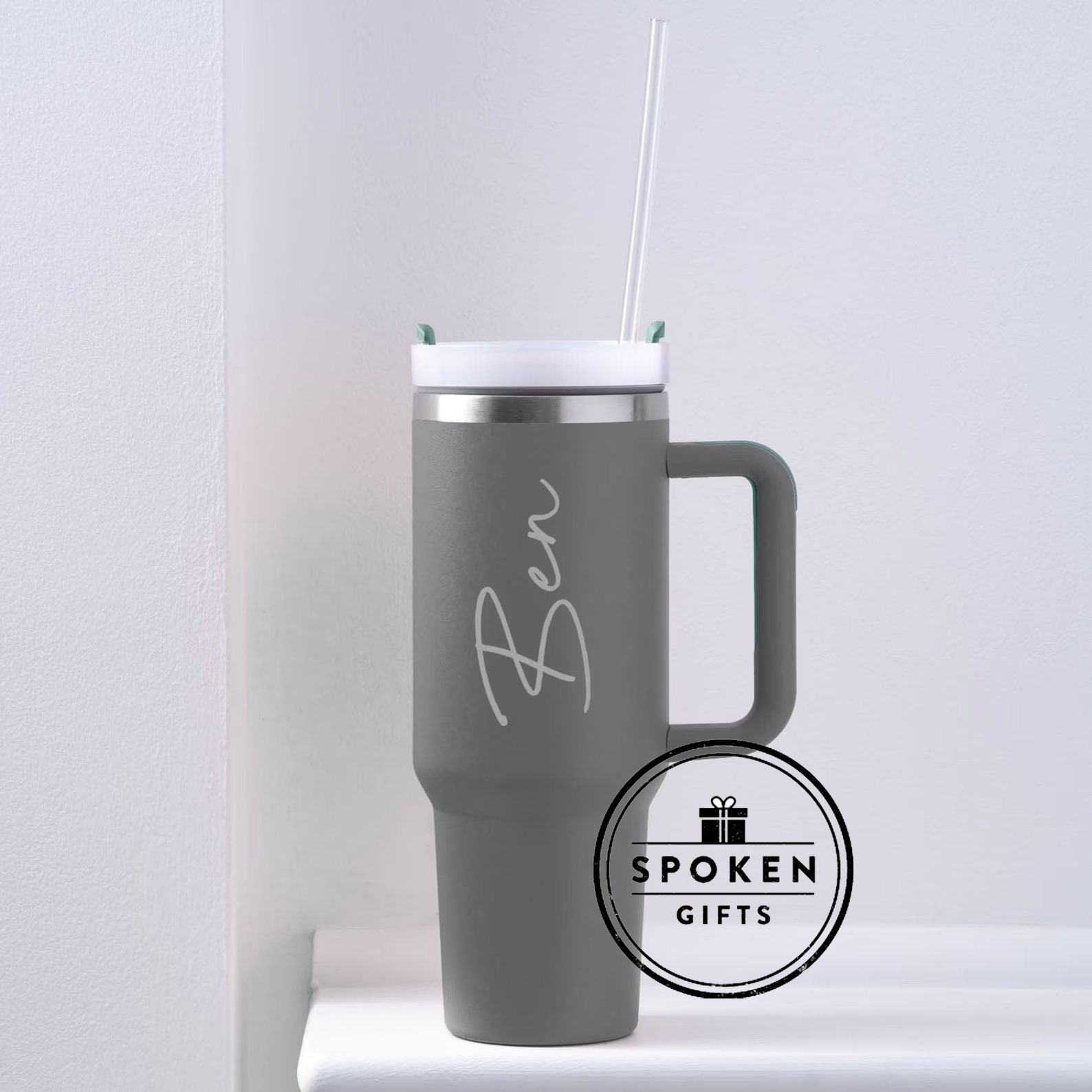 Personalized 40oz Engraved Double-Walled Travel Mug Your Name, Your Style, Your Adventure