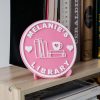 Personalized Acrylic Bookshelf Sign Elevate Your Book Nook with Custom Home Decor