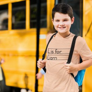 Personalized Alphabet Shirt Design Your Own Custom School Shirt for Kids