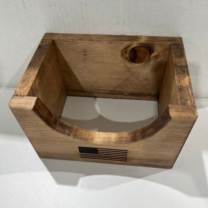 Personalized American Flag Wooden Hat Holder A Handcrafted Item for Dad