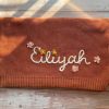 Personalized Baby Blanket Embroidered, Soft, Breathable Cotton, Interesting  Item for Newborns and Baby Showers