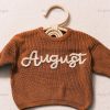 Personalized Baby Jumper Embroidered Name for a Cherished Keepsake