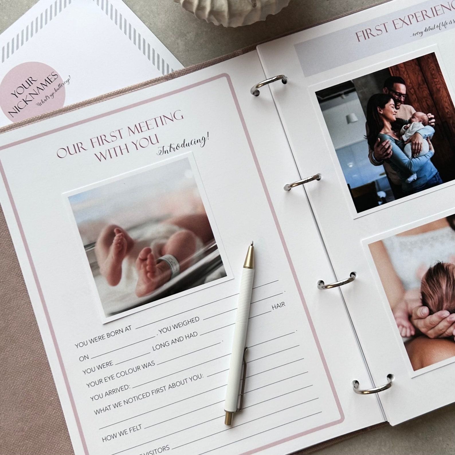 Personalized Baby Milestone Book Capture Your Little One’s Precious Moments