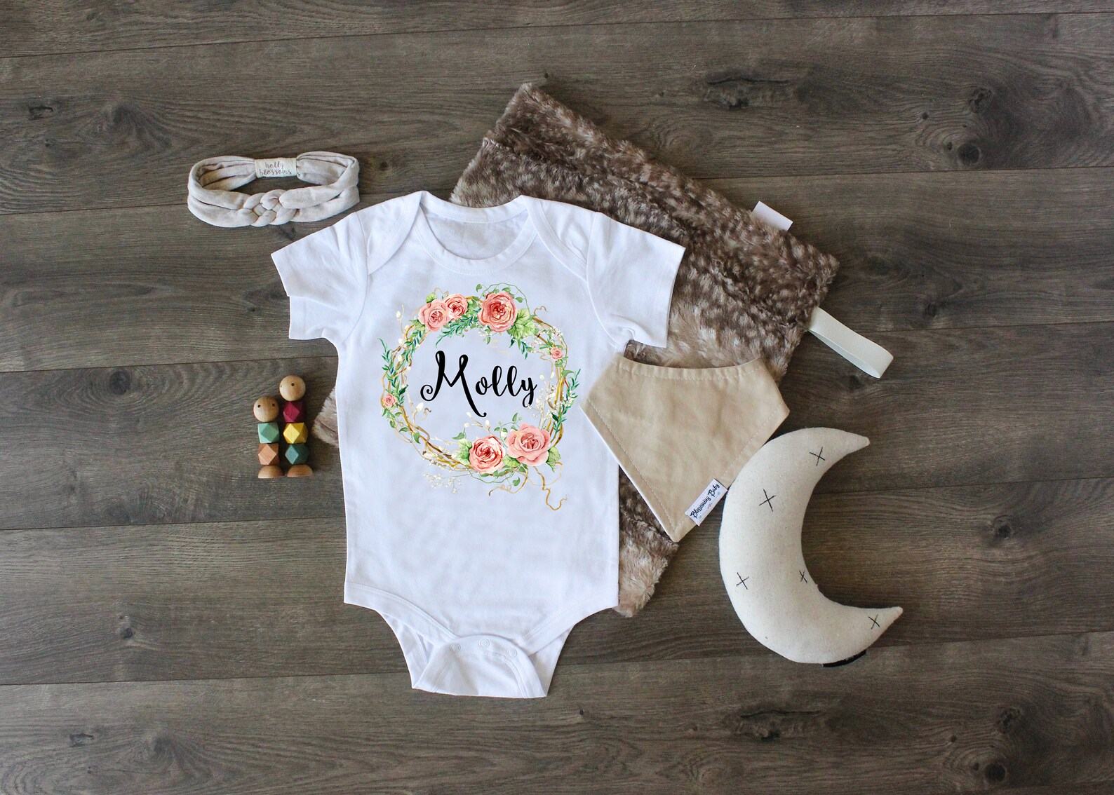 Personalized Baby Onesie Capture Your Little One’s Unique Charm - Image 3