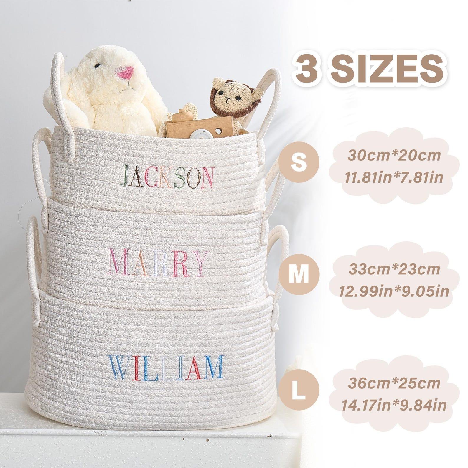Personalized Baby Present Basket  Adorable & Safe Newborn Shower Present Set