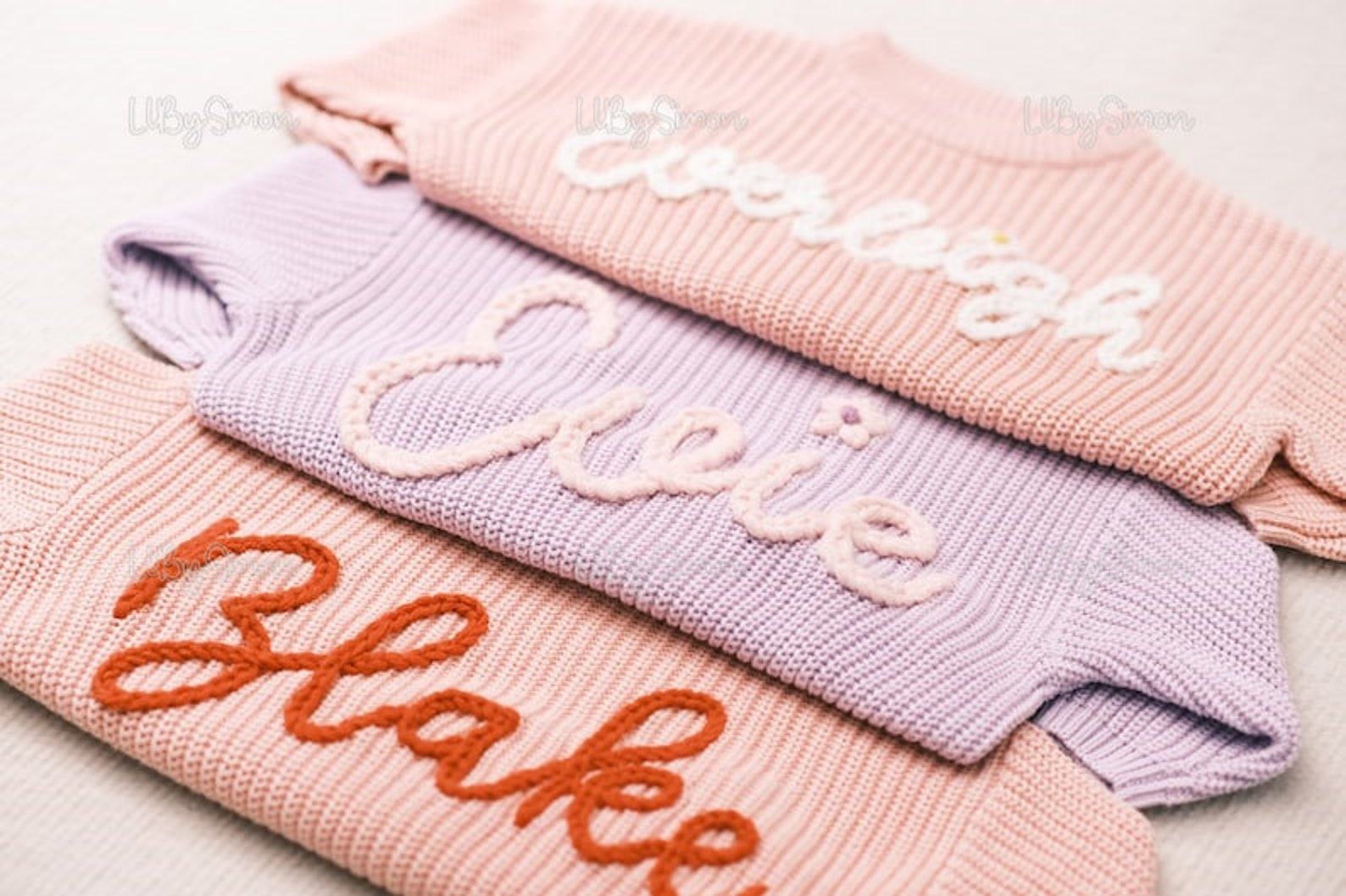 Personalized Baby Sweater Embroidered Name for a Cherished Keepsake - Image 2