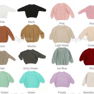 Personalized Baby Sweater Embroidered Name for a Cherished Keepsake