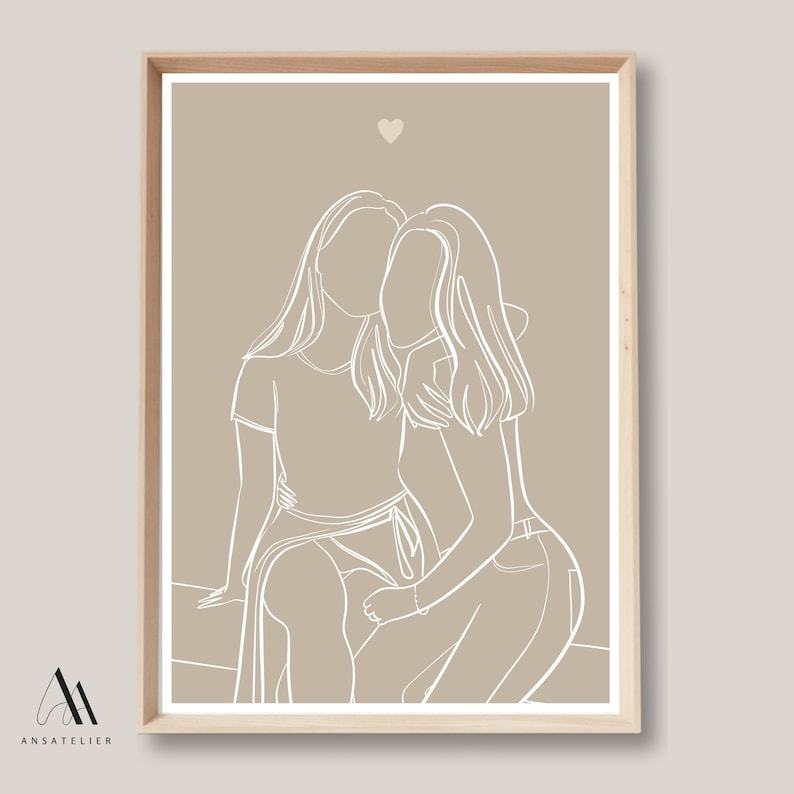 Personalized Best Friend Item Capture Your Unbreakable Bond in a Custom Portrait