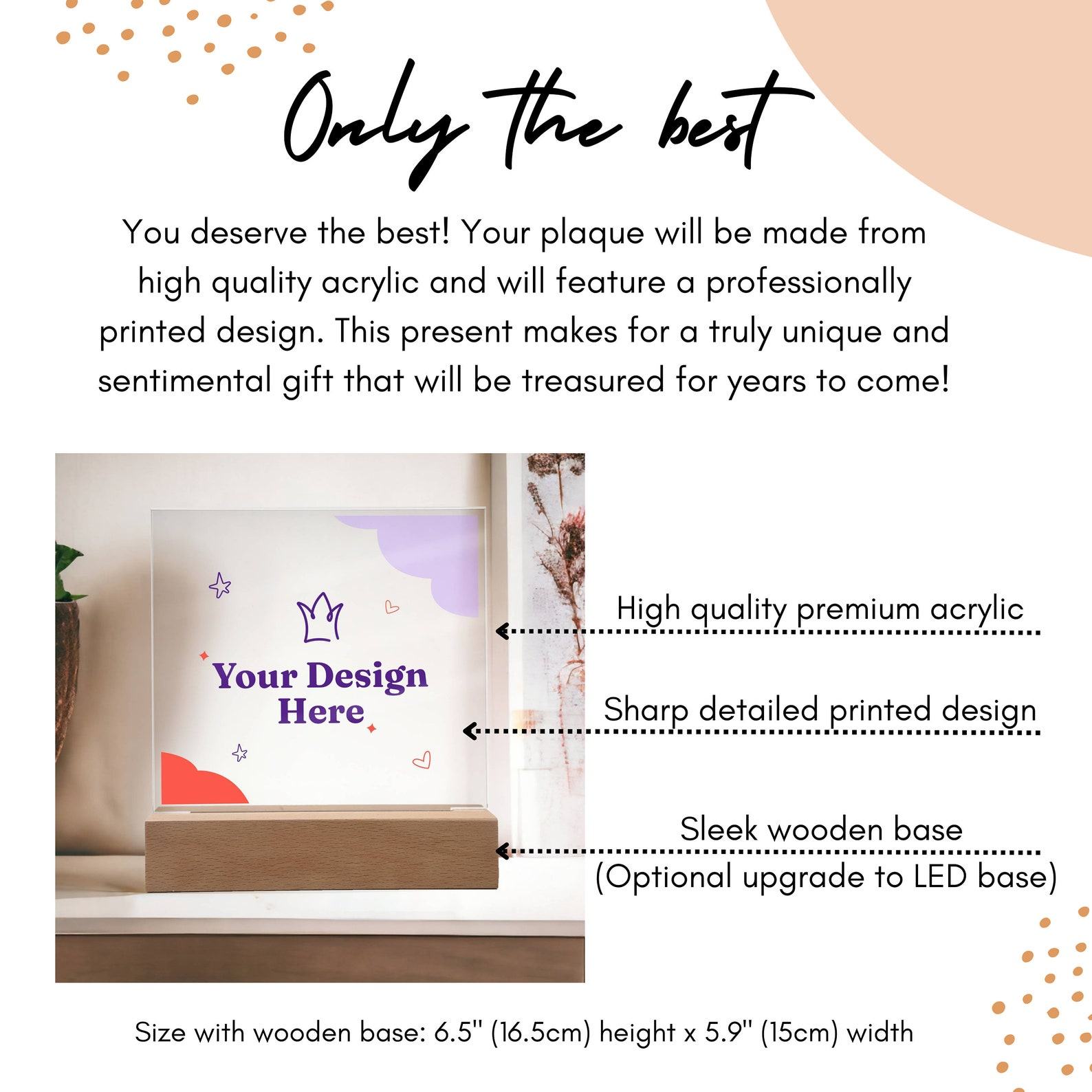 Personalized Best Friend Plaque Capture Your Cherished Memories in a Unique Photo Collage