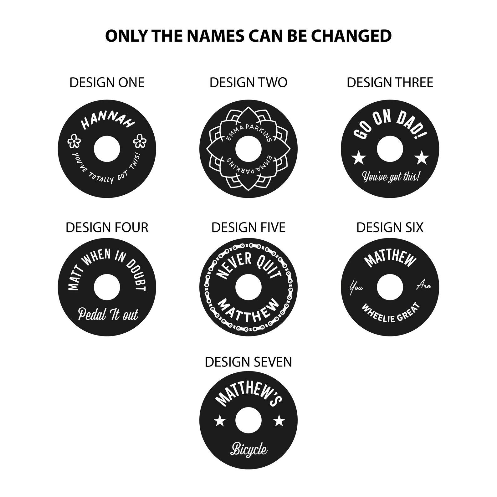 Personalized Bike Headset Cap Elevate Your Ride with a Unique Touch