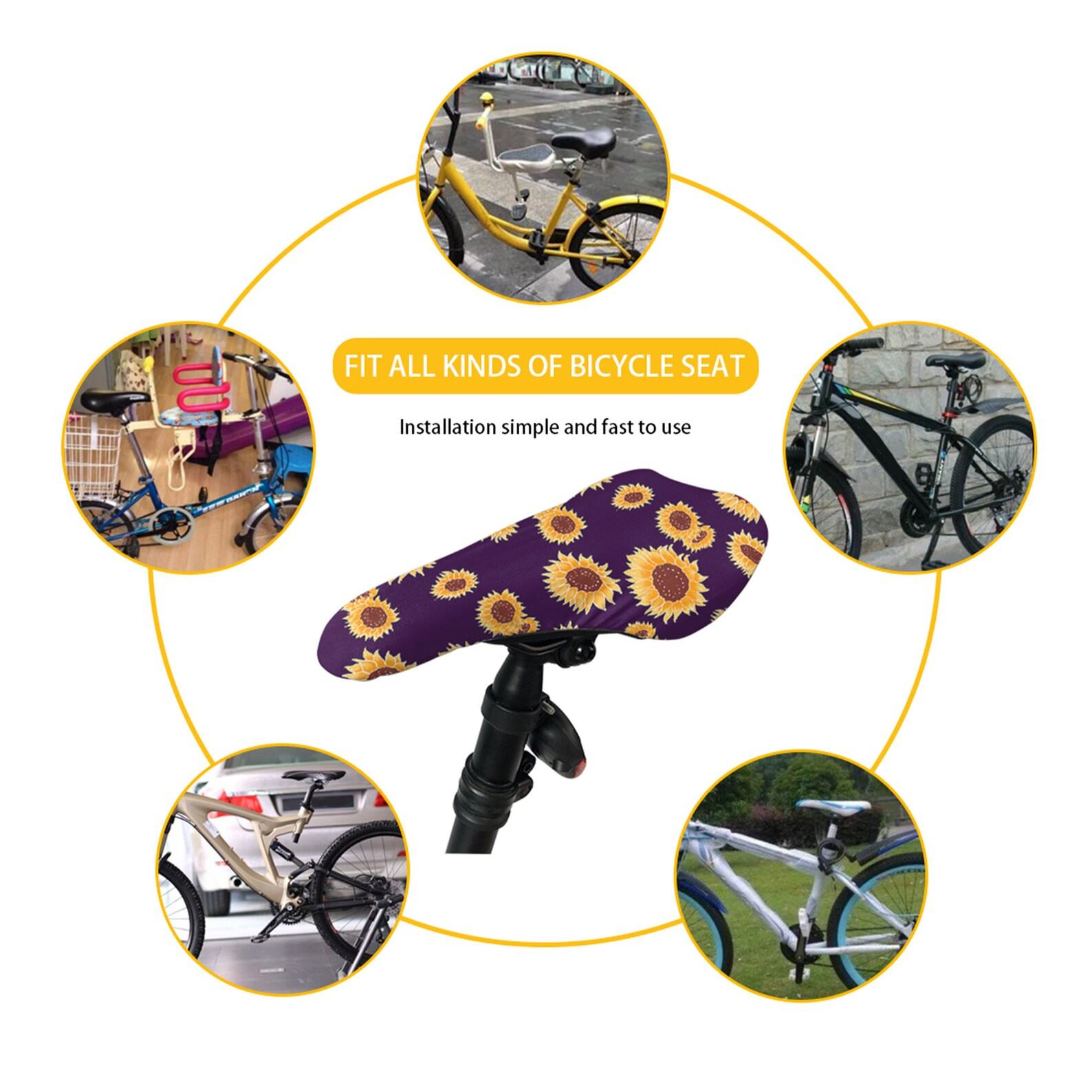 Personalized Bike Seat Covers Design Your Own Cycling Seat with Photos, Text, or Logos