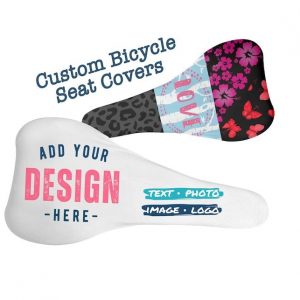 Personalized Bike Seat Covers Design Your Own Cycling Seat with Photos, Text, or Logos
