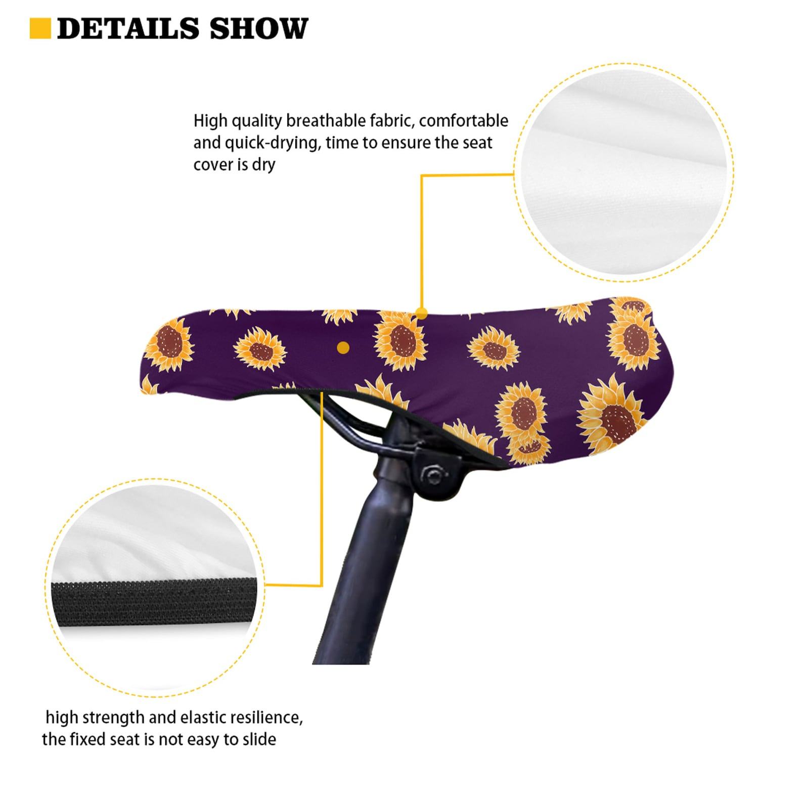 Personalized Bike Seat Covers Design Your Own Cycling Seat with Photos, Text, or Logos