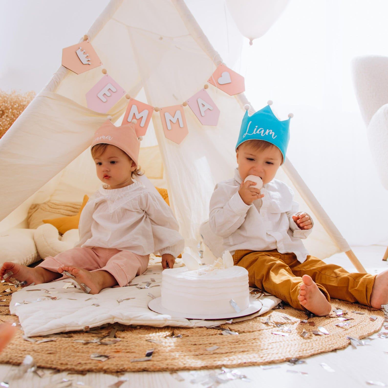 Personalized Birthday Banner – Custom Name Boho Decor for Kids Room & 1st Birthday