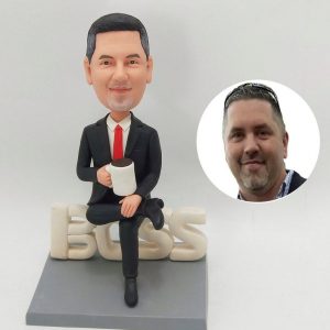 Personalized Bobblehead Business Suit The Interesting  Birthday Item for Your Boss