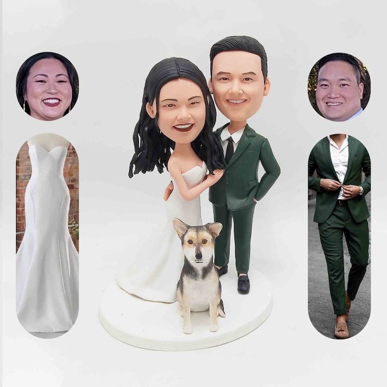Personalized Bobbleheads for Couples Celebrate Love with Custom Anniversary Items