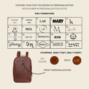 Personalized Boho Chic Elegant Brown Leather Summer Bag for Special Occasions