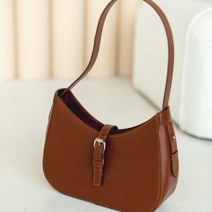 Personalized Boho Chic Elegant Brown Leather Summer Bag for Special Occasions