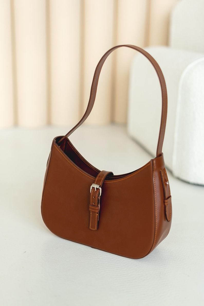 Personalized Boho Chic Elegant Brown Leather Summer Bag for Special Occasions