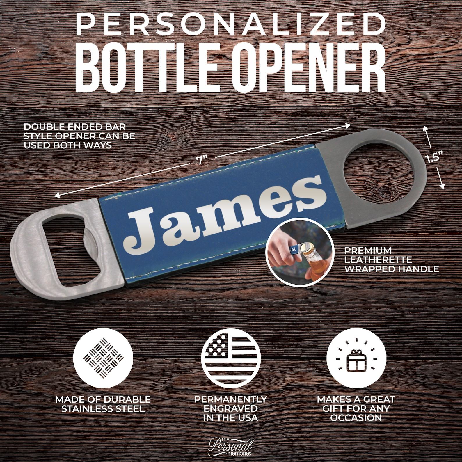 Personalized Bottle Opener Elevate Your Barware with Custom Engraved Designs
