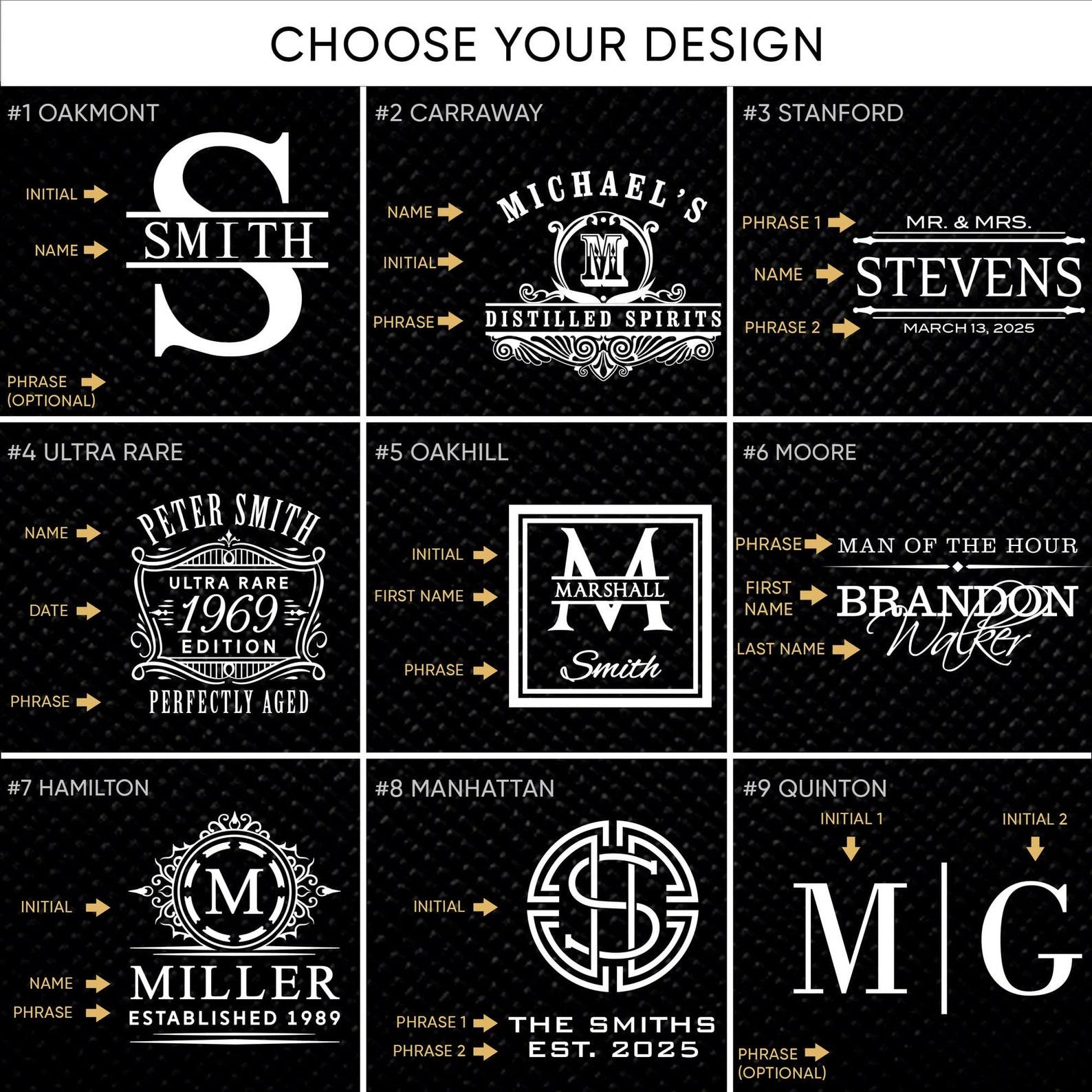 Personalized Bourbon Decanter Set Elevate Your Spirits with Engraved Decanter and Glasses