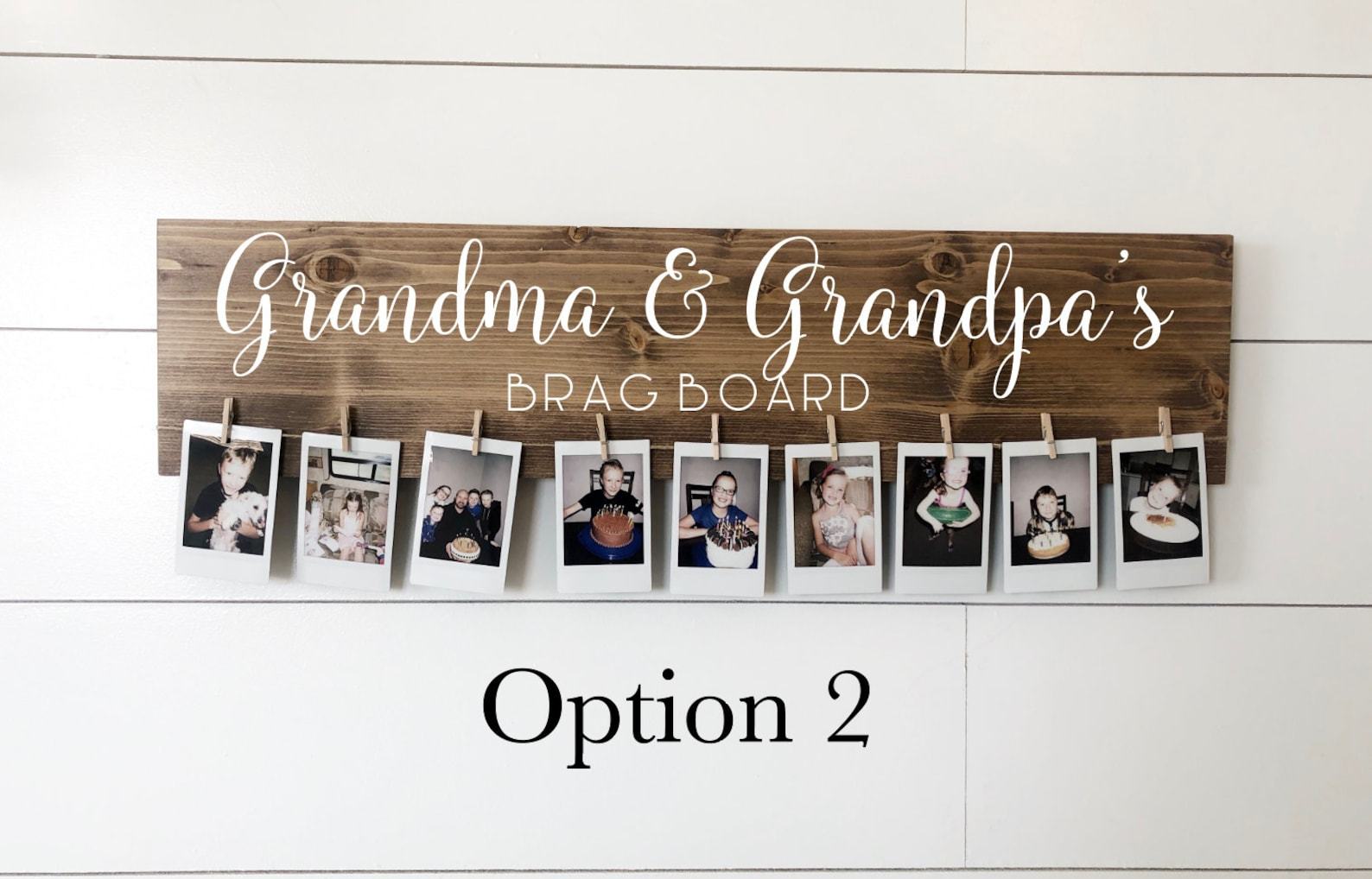 Personalized Brag Board Capture Cherished Memories for Grandparents and Moms - Image 3