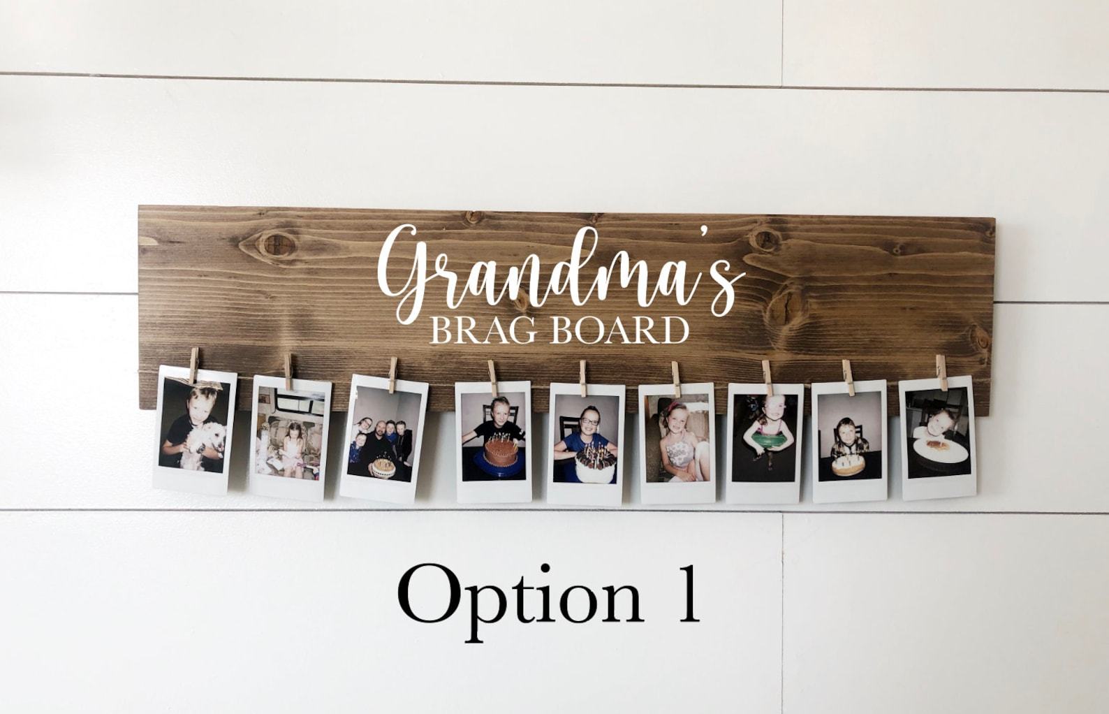 Personalized Brag Board Capture Cherished Memories for Grandparents and Moms - Image 2