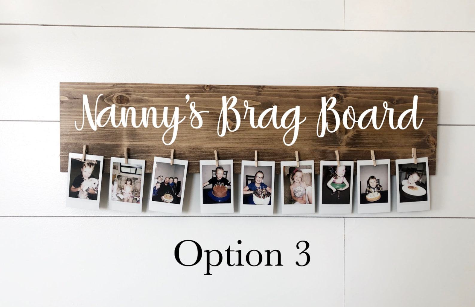 Personalized Brag Board Capture Cherished Memories for Grandparents and Moms - Image 4