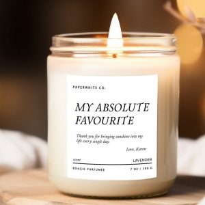 Personalized Candle A Unique Item for Special Occasions