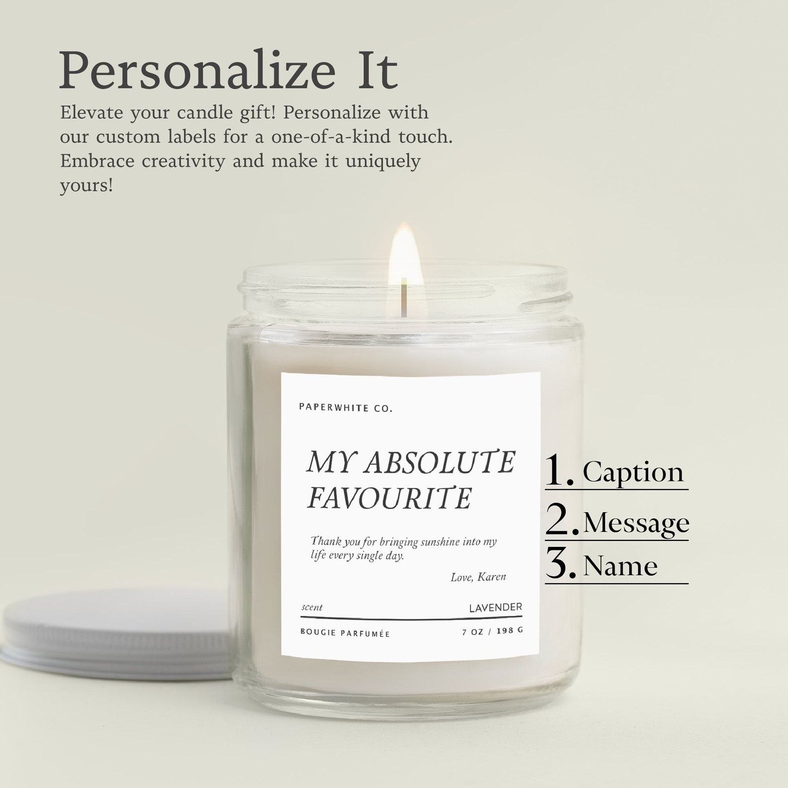 Personalized Candle A Unique Item for Special Occasions