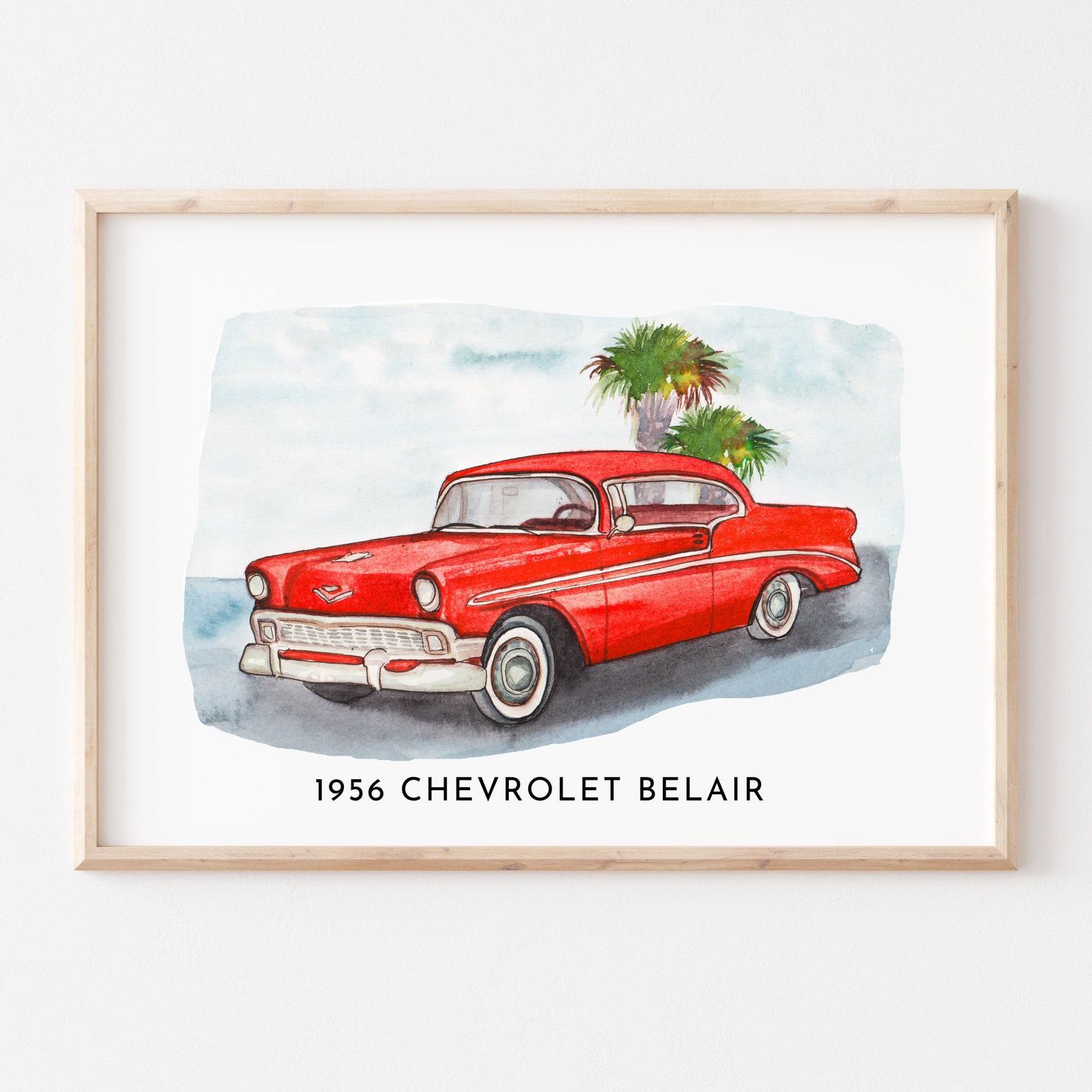 Personalized Car Painting from Photo Capture Your Ride in Watercolor
