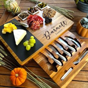 Personalized Charcuterie Board Set Elevate Your Gatherings with Style and Functionality