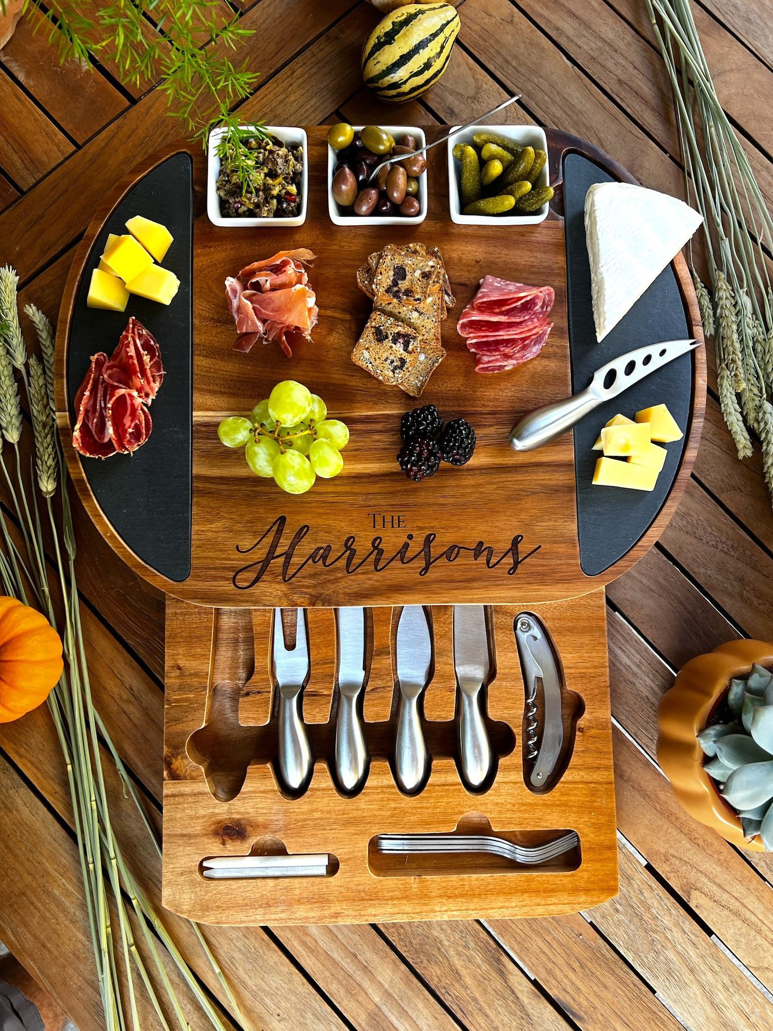 Personalized Charcuterie Board Set Elevate Your Gatherings with Style and Functionality - Image 2