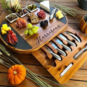 Personalized Charcuterie Board Set Elevate Your Gatherings with Style and Functionality