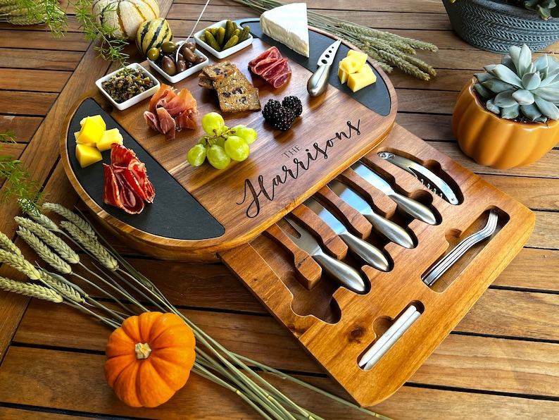Personalized Charcuterie Board Set Elevate Your Gatherings with Style and Functionality