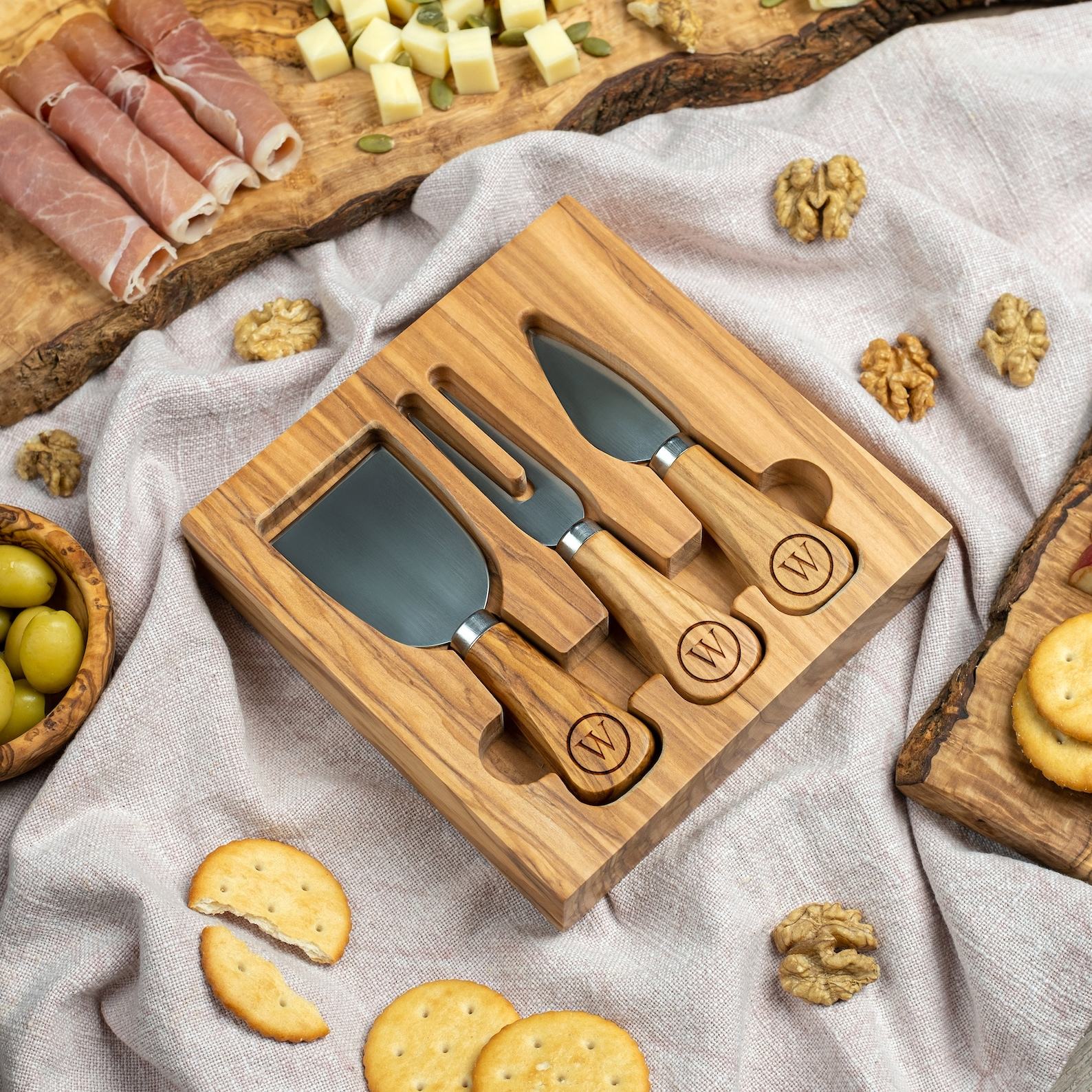 Personalized Charcuterie Cheese Knives Engrave Your Love for Cheese