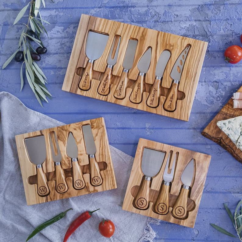 Personalized Charcuterie Cheese Knives Engrave Your Love for Cheese