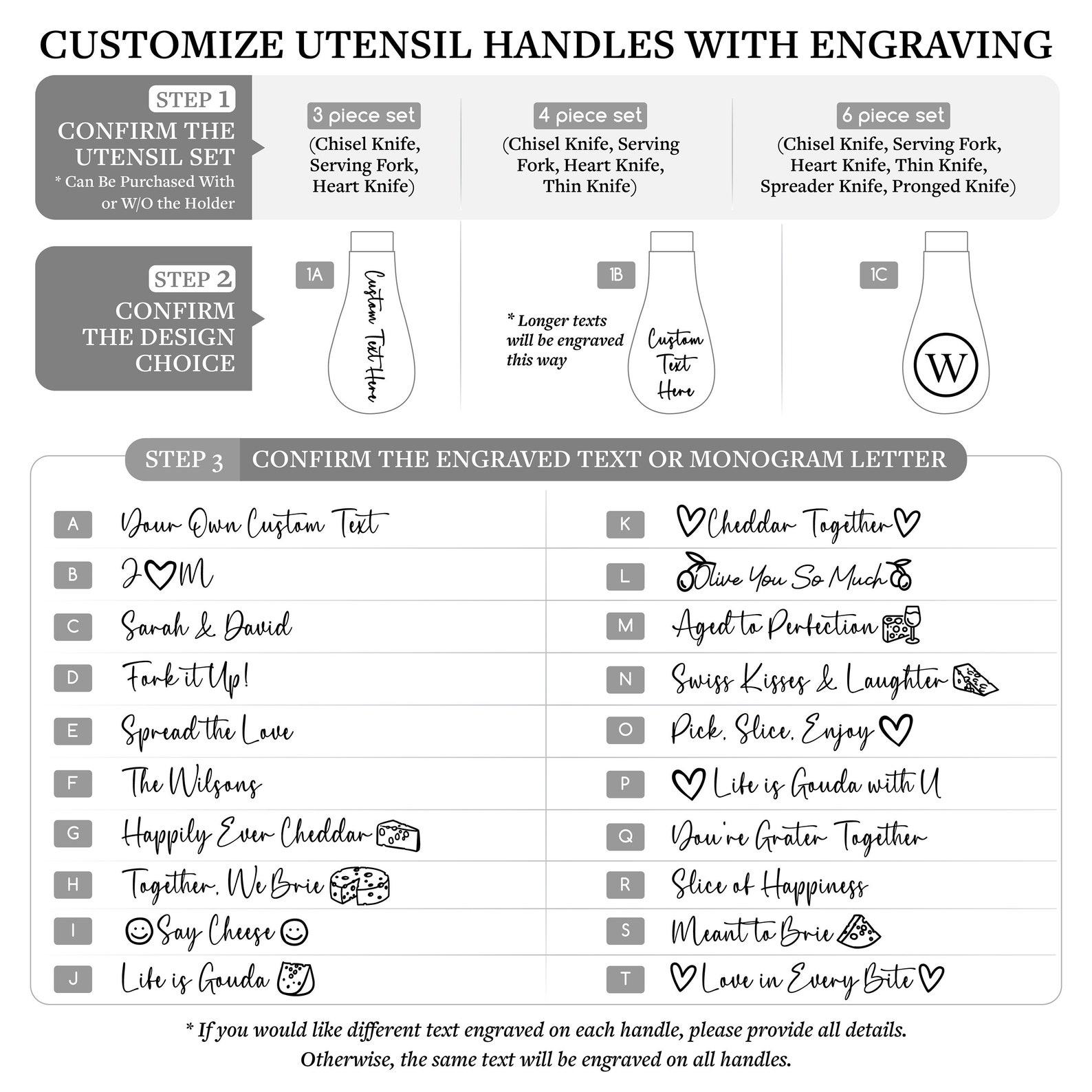 Personalized Cheese Knife Set Elevate Your Charcuterie Experience with Style