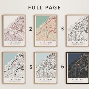 Personalized City Map Print Capture Your Cherished Memories in a Unique Way