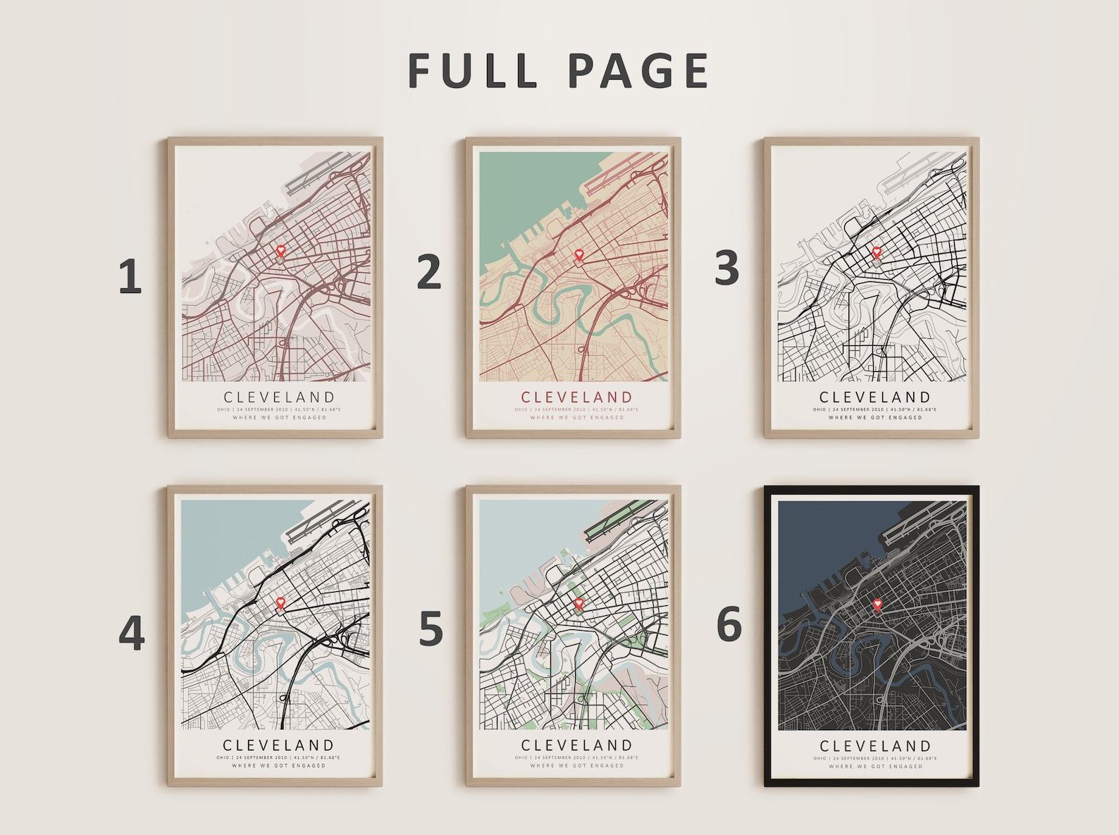 Personalized City Map Print Capture Your Cherished Memories in a Unique Way - Image 4