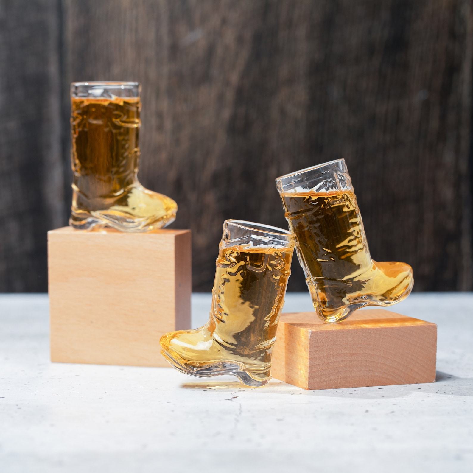Personalized Cowboy Boot Shot Glass Set Lasso Your Party with Style