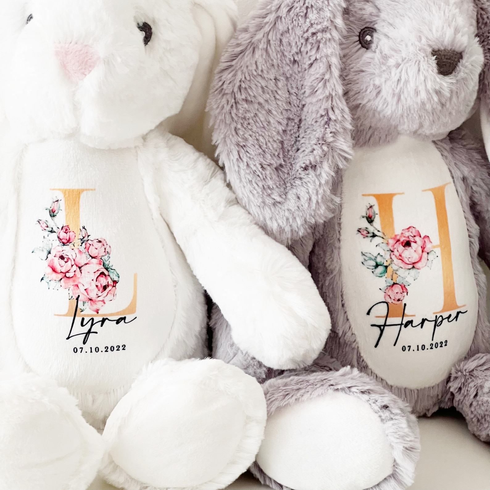 Personalized Cuddly Bunny The Perfect Keepsake for Your Little One