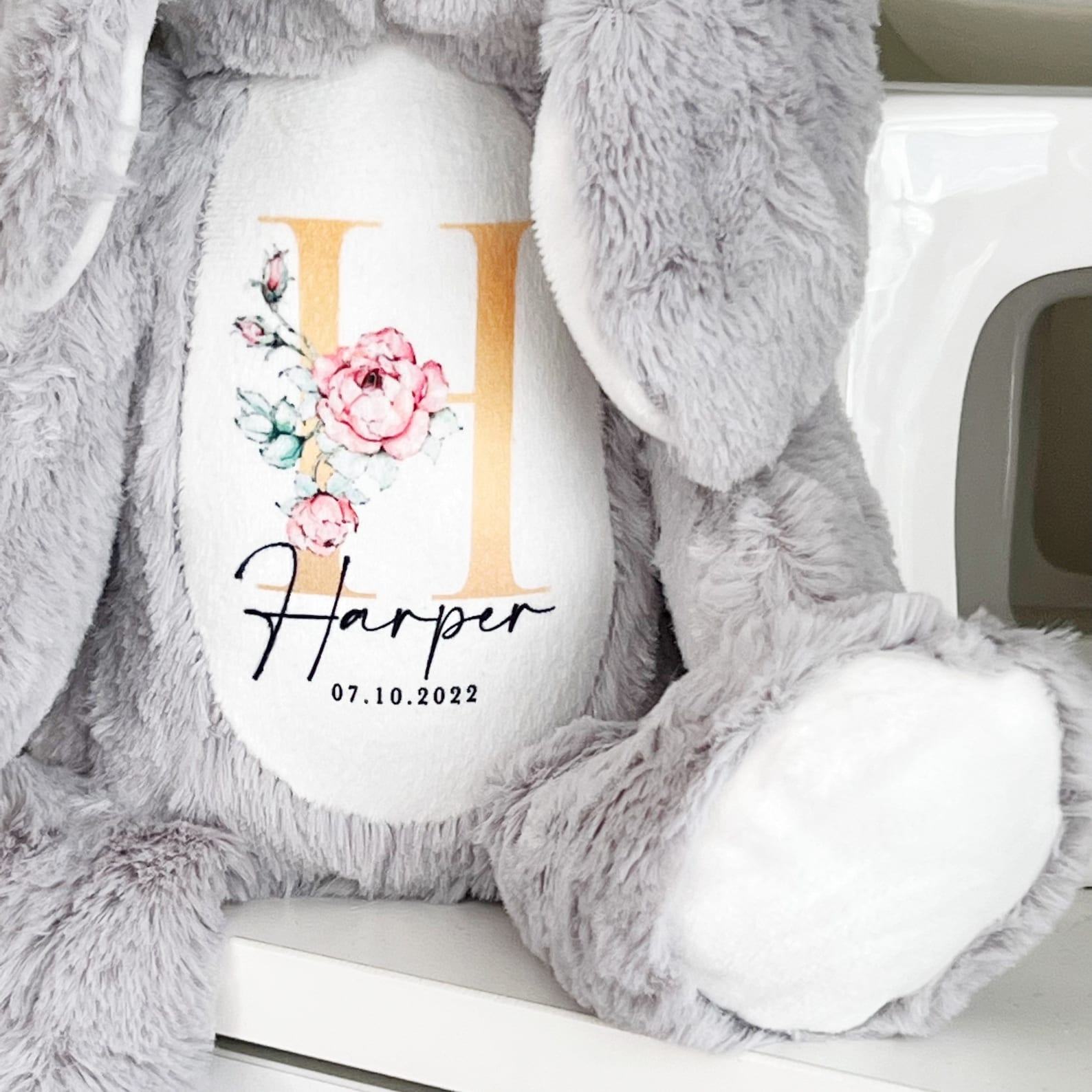 Personalized Cuddly Bunny The Perfect Keepsake for Your Little One