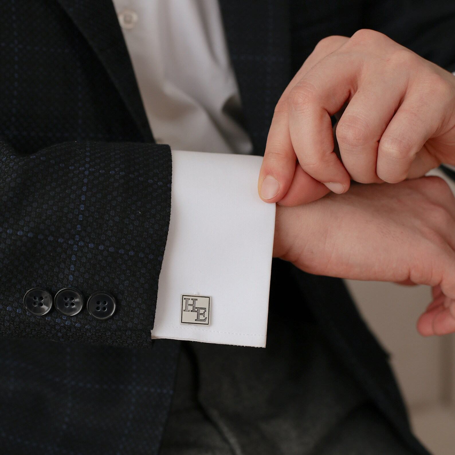 Personalized Cufflinks Elevate Your Style with Custom Initials