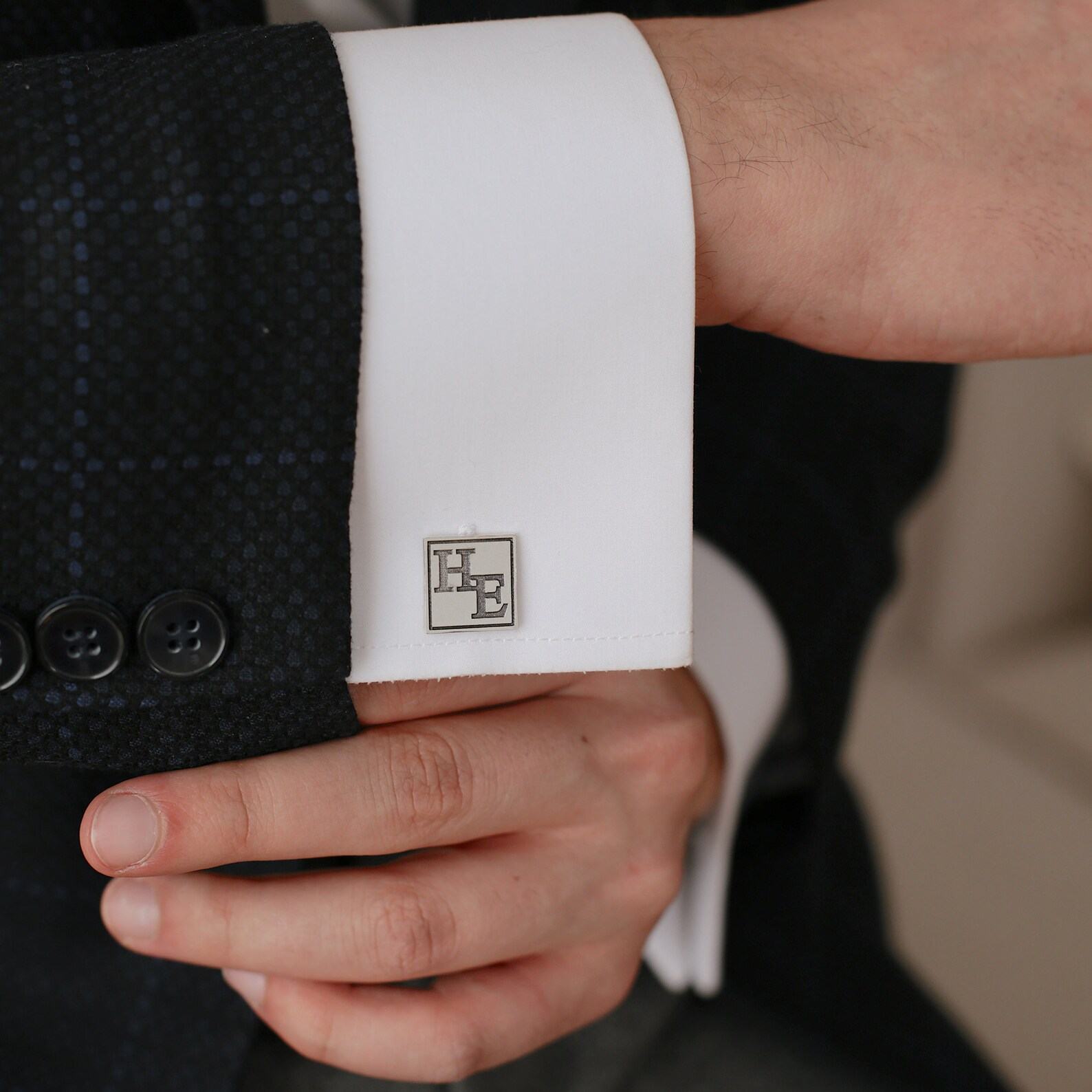 Personalized Cufflinks Elevate Your Style with Custom Initials