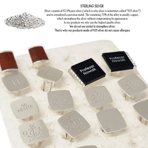 Personalized Cufflinks for the Groom A Timeless Keepsake from the Bride