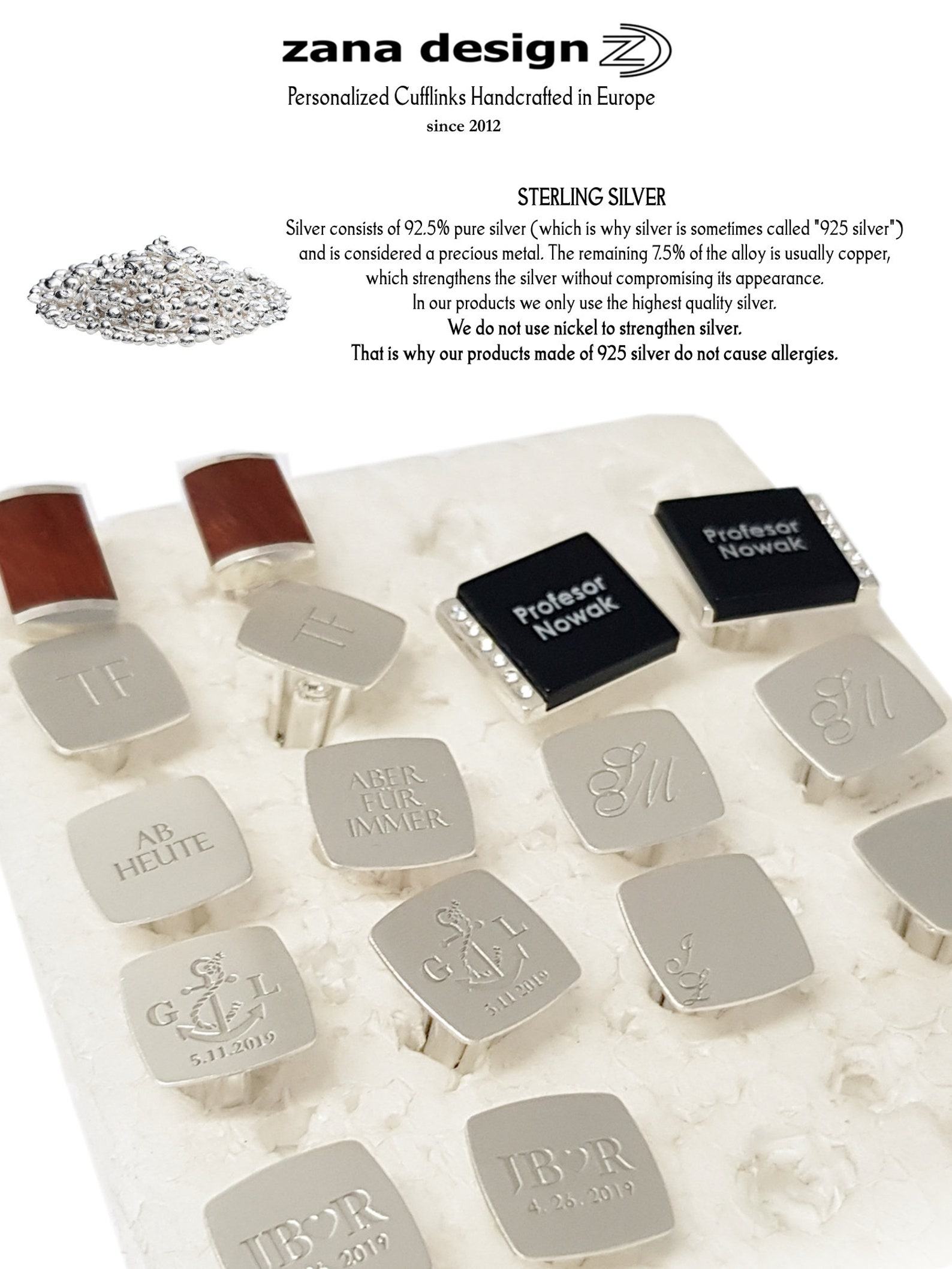 Personalized Cufflinks for the Groom A Timeless Keepsake from the Bride - Image 6