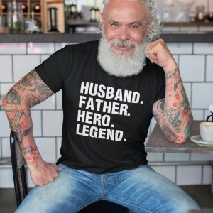 Personalized Dad Shirt Fall Style Hero Legend, Custom Item for Father