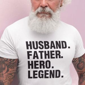 Personalized Dad Shirt Fall Style Hero Legend, Custom Item for Father